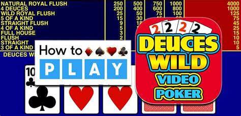 deuces wild guide|How to Play Deuces Wild – Complete Guide for Beginners.